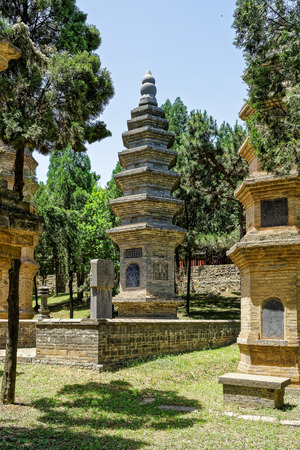 Shaolin Temple at Henan, Dengfeng, Songshan.のeditorial素材