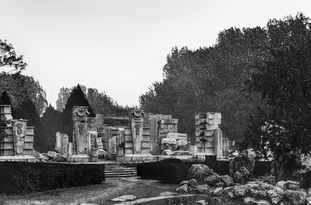 Beijing Old Summer Palace sceneryのeditorial素材