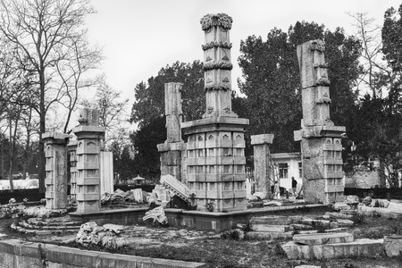 Beijing Old Summer Palace sceneryのeditorial素材