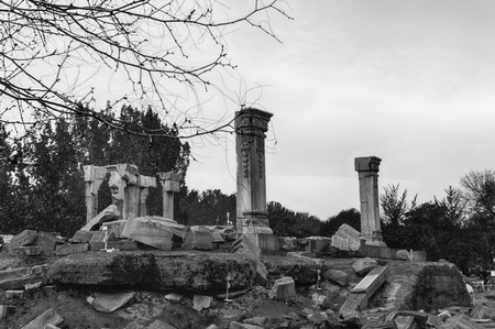 Beijing Old Summer Palace sceneryのeditorial素材