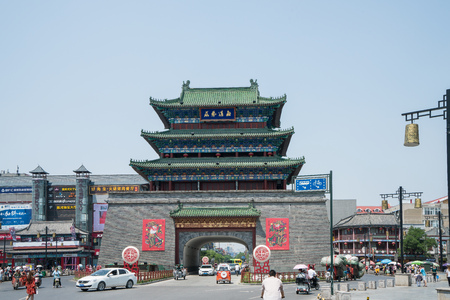 Kaifeng Drum Tower, Henanのeditorial素材