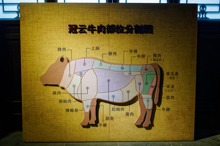 Pingyao County beef Museum, Shanxiのeditorial素材
