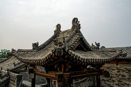 Pingyao County in Shanxi Countyのeditorial素材