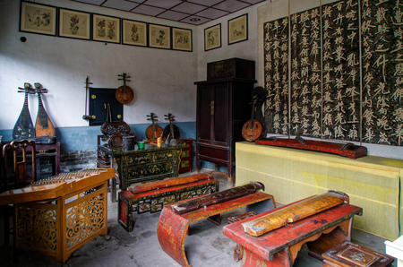 Shanxi Pingyao County Ma Jia courtyardのeditorial素材