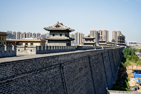 Shanxi Datong City Wallのeditorial素材