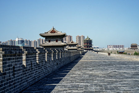 Shanxi Datong City Wallのeditorial素材