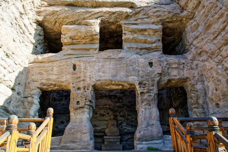 Shanxi Datong Yungang Grottoesのeditorial素材