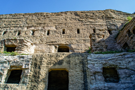 Shanxi Datong Yungang Grottoesのeditorial素材