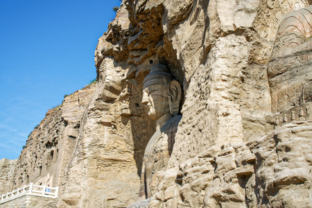 Shanxi Datong Yungang Grottoesのeditorial素材