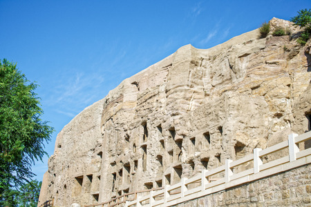 Shanxi Datong Yungang Grottoesのeditorial素材