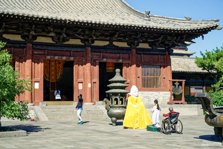 Shanxi Datong Huayan Templeのeditorial素材