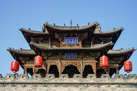Chang Jia manor in Jinzhong, Shanxiのeditorial素材