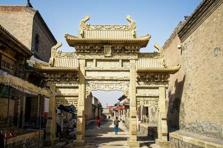 The Mansion of the Changs in Jinzhong, Shanxiのeditorial素材