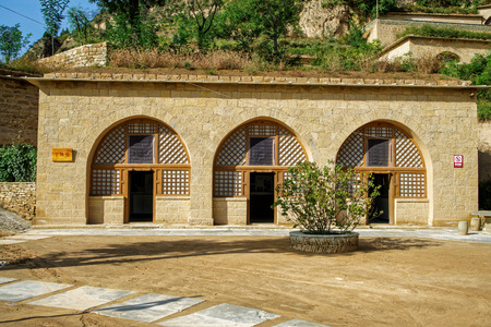 The former literature and art school   of Lu Xun in Yanan, Shaanxiのeditorial素材
