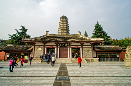 Shaanxi Ximen Famen Templeのeditorial素材