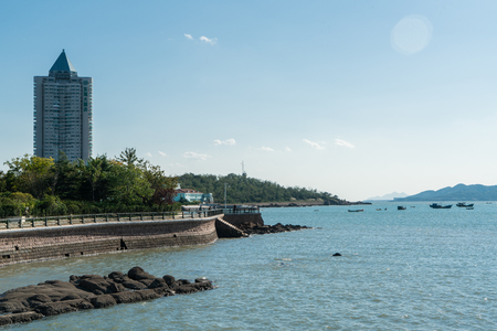 Shandong Qingdao coastal sceneryのeditorial素材