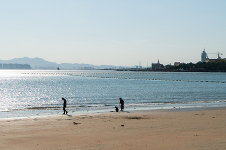 Shandong Qingdao coastal sceneryのeditorial素材