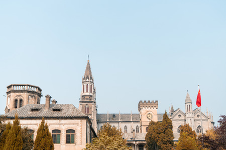 Catholic Church of Hongjialou, Jinan, Shandongのeditorial素材