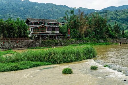 Xiamen Yunshui Yao Ancient Town Sceneryのeditorial素材
