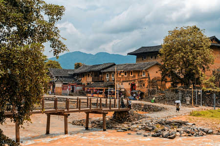 Scenery of Yunshuiyao Ancient Town, Xiamen, Fujian