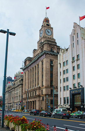 Shanghai Bund Buildingsの写真素材