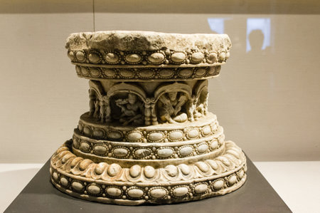 Statue of a seated buddha in the Museum of China