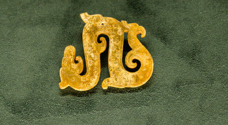the word on an abstract green background, closeup of photo