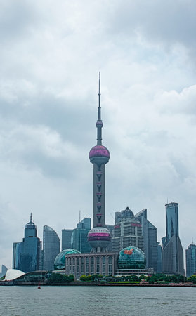 Shanghai Lujiazui Finance and Trade Zone of the modern city
