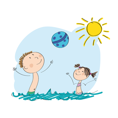 Father and daughter icon.のイラスト素材