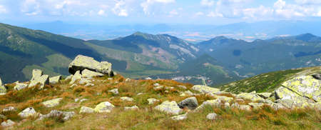 Landscape scenery - view of the Low Tatras (Nの写真素材
