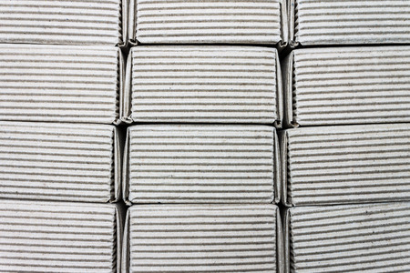 Cardboard Recycled Paper Boxes Heapの写真素材