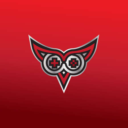 e-sport logo design for gaming company. vector icon illustration inspirationのイラスト素材