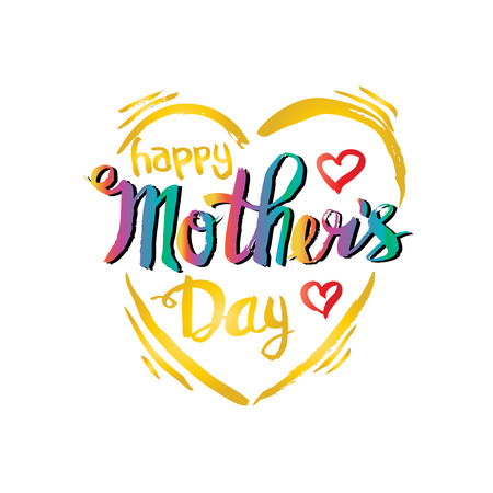 Happy Mothers Day cardのイラスト素材