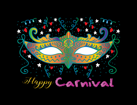 Happy Carnival Festive Conceptのイラスト素材