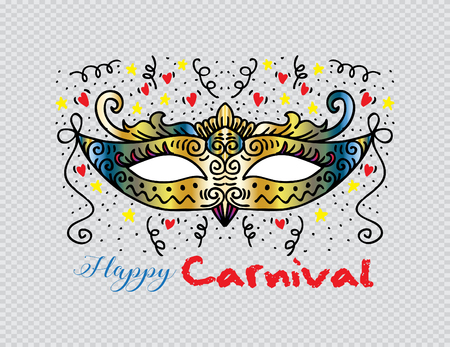 Happy Carnival Festive Conceptのイラスト素材