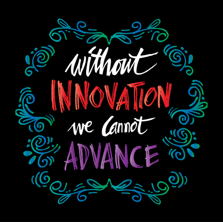 Inspirational motivating quotes by Mahatma Gandhi.のイラスト素材