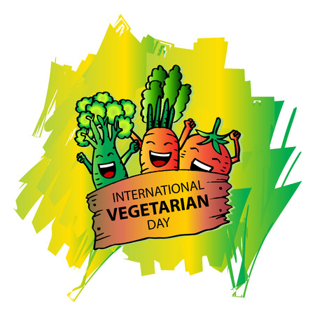 International Vegetarian Dayのイラスト素材
