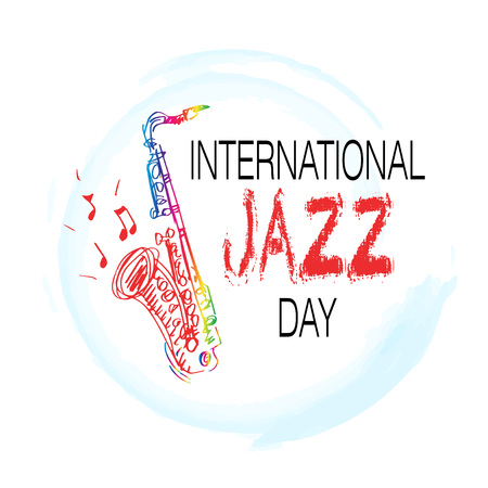 International jazz dayのイラスト素材