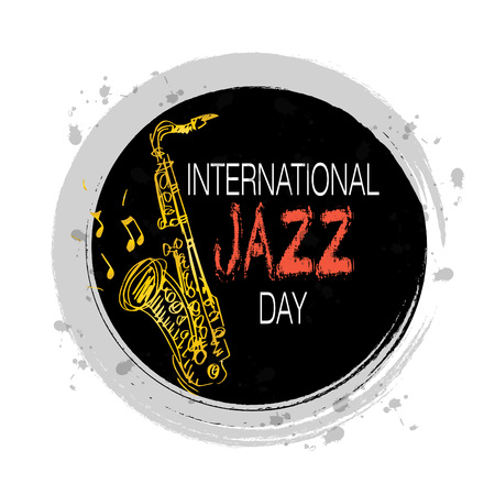 International jazz dayのイラスト素材