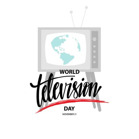 World Television day. November 21のイラスト素材
