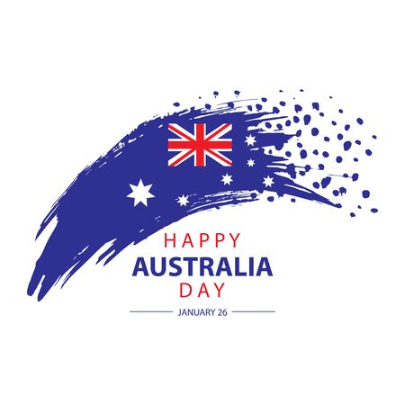 Happy Australia Day concept. Suitable for Greeting card, poster and banner.のイラスト素材