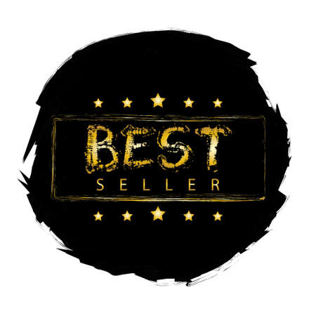 Best seller icon concept on circle background.のイラスト素材
