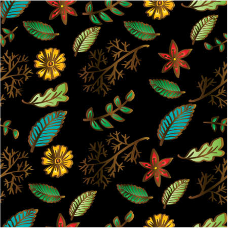 Abstract floral seamless pattern backgroundのイラスト素材