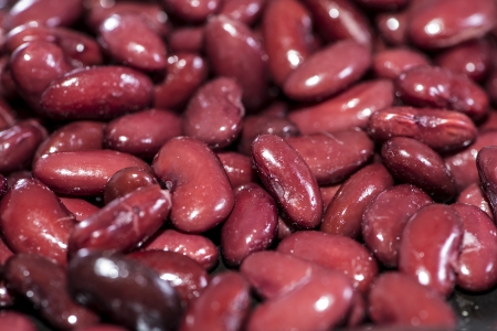 Kidney Beans Background (macro shot, fullscreen)の写真素材