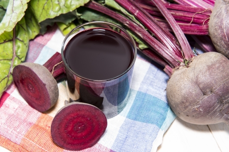 Fresh Beetroot Juice in a glass