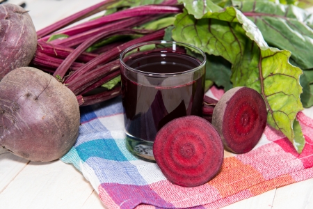 Fresh made Beetroot Juice in a glass