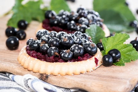 Small homemade Black Currant Pies