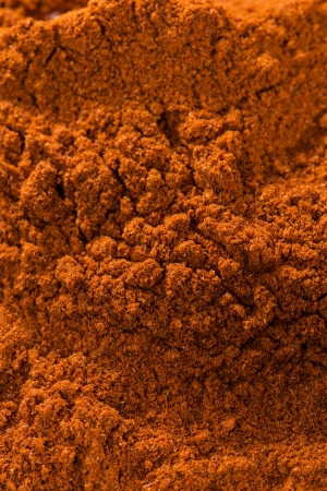 Paprika Powder (Macro Shot)の写真素材