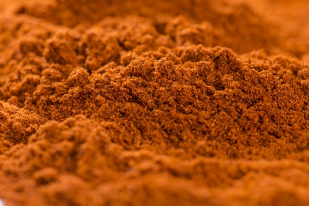 Paprika Powder background (Macro Shot)の写真素材