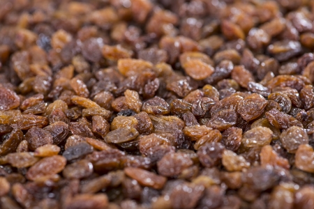 Raisins picture (macro shot)